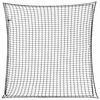 vidaXL Anh&auml;ngernetz mit Gummiseil Schwarz 3x3 m PP