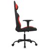 vidaXL Gaming-Stuhl Schwarz und Rot Stoff