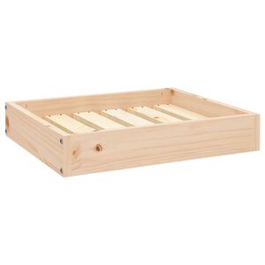 vidaXL Hundebett 51,5x44x9 cm Massivholz Kiefer