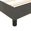 vidaXL Boxspringbettgestell Dunkelgrau 140x190 cm Samt