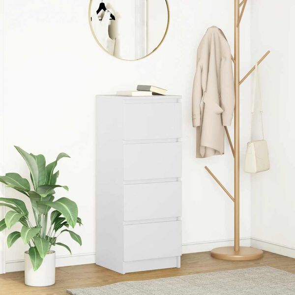 vidaXL Sideboard Wei&szlig; 37,5x35x99 cm Holzwerkstoff