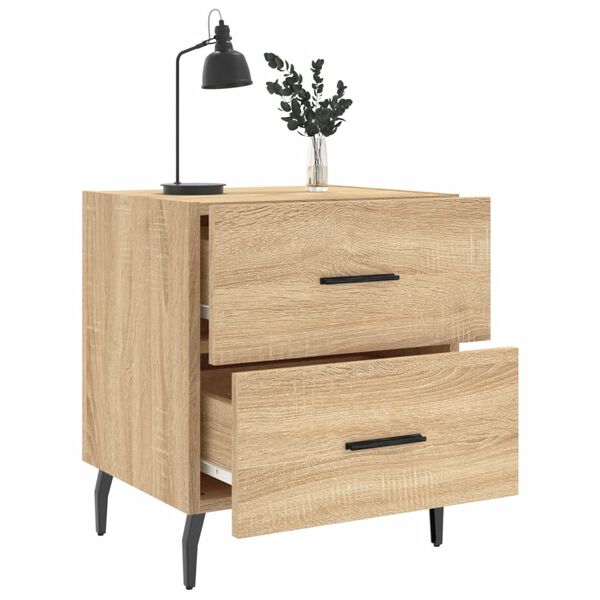 vidaXL Nachttisch Sonoma-Eiche 40x35x47,5 cm Holzwerkstoff