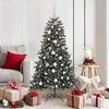 vidaXL K&uuml;nstlicher Weihnachtsbaum Gr&uuml;n 150 cm PVC, Plastik und Stahl