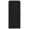vidaXL Sideboard Schwarz Eichen-Optik 60 x 31 x 70 cm Holzwerkstoff