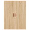 vidaXL Highboard Sonoma-Eiche 69,5x34x180 cm Holzwerkstoff