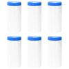 vidaXL Abdeckfolie mit Klebeband 6 stk. Transparent und Blau