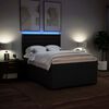 vidaXL Boxspringbett mit Matratze Schwarz 160x200 cm Stoff