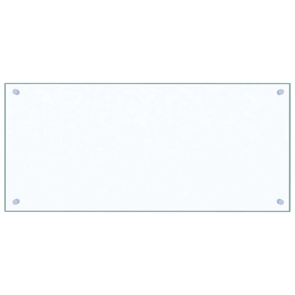vidaXL Küchenrückwand Transparent 90×40 cm Hartglas