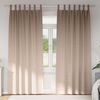 vidaXL Verdunkelungs-Vorh&auml;nge mit Ringen 2 pcs Taupe 260 x 140 cm