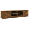 vidaXL TV-Schr&auml;nke 2 Stk. R&auml;uchereiche 80x35x36,5 cm Holzwerkstoff