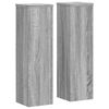 vidaXL Pflanzenst&auml;nder 2 Stk. Grau Sonoma 17x17x60 cm Holzwerkstoff
