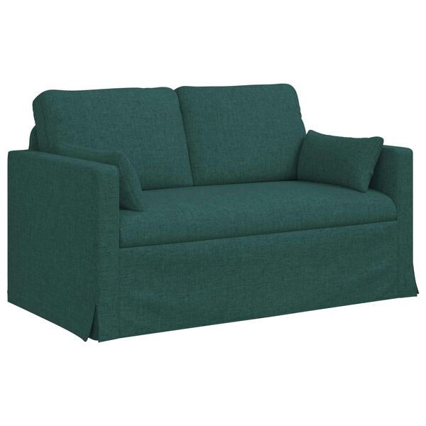 vidaXL Sofa Dunkelgr&uuml;n Gesamtabmessungen: 139 x 78 x 80 cm (B x T x H)