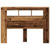 vidaXL LED-Kopfteil Altholz-Optik 140x18,5x103,5 cm Holzwerkstoff