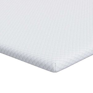 vidaXL Matratzentopper aus Memory-Schaum for Erwachsene Weich Wei&szlig;