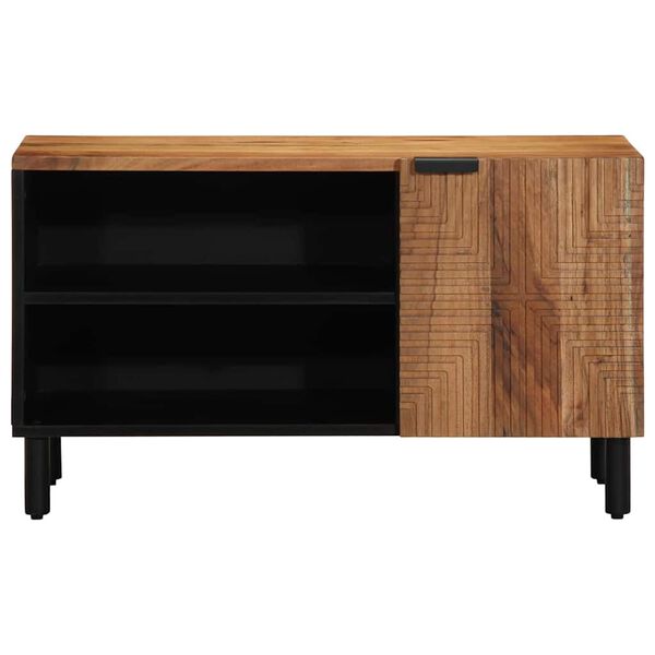 vidaXL TV-Einheiten Massivholz Akazie 80 x 31,5 x 46 cm Holzwerkstoff