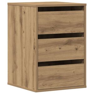 vidaXL Kommode Artisan-Eiche 40x41x58 cm Holzwerkstoff