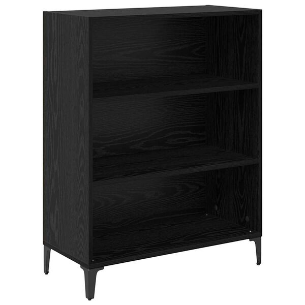 vidaXL Sideboard Schwarz Eichen-Optik 69,5 x 32,5 x 90 cm