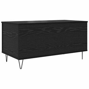 vidaXL Couchtisch Schwarz Eichen-Optik 90 x 44.5 x 45 cm Holzwerkstoff
