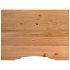 vidaXL Werkbank Hellbraun 80x60x(71,5-98) cm Massivholz Eiche