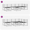 vidaXL Outdoor-Sofagarnitur 8 pcs Natur Massivholz Akazie