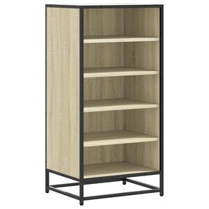 vidaXL Schuhregal Sonoma-Eiche 48x38x97,5 cm Holzwerkstoff