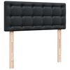 vidaXL Ottoman-Bett mit Matratzen & LEDs Schwarz 120x200 cm Kunstleder