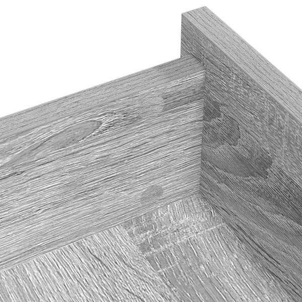 vidaXL Selbstklebende Schraubenabdeckung 12 pcs Graues Sonoma