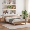 vidaXL Bettgestell Artisan-Eiche 120 x 190 cm Holzwerkstoff