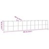 vidaXL Hochbeet Verzinkter Stahl 396x100x68 cm Silbern