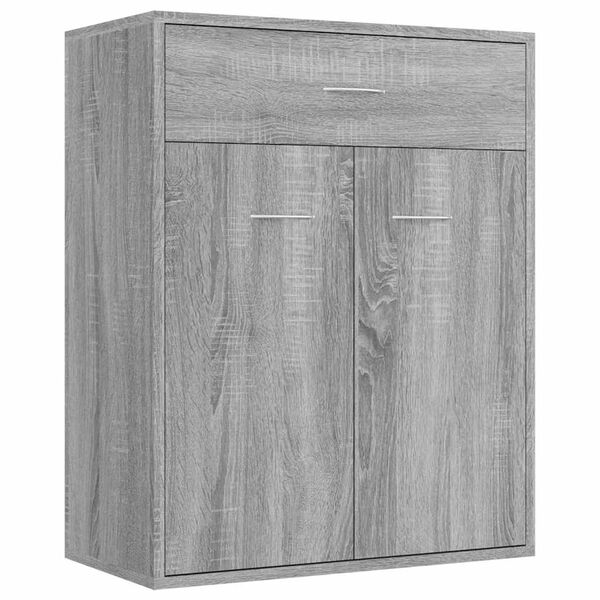 vidaXL Sideboard Grau Sonoma 60x30x75 cm Holzwerkstoff