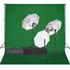 vidaXL Fotostudio-Set mit Beleuchtung und Hintergrund