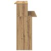 vidaXL Empfangstheke Artisan-Eiche 100x50x103,5 cm Holzwerkstoff