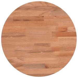 vidaXL Tischplatte &Oslash;30x1,5 cm Rund Massivholz Buche