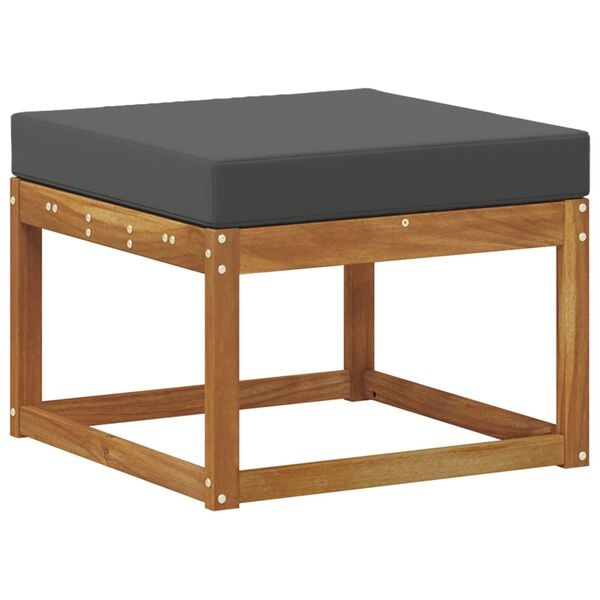 vidaXL Outdoor-Sofagarnitur mit Kissen 7 pcs Natur und Anthrazit