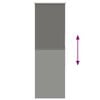 vidaXL Verdunkelungsrollo Grau 55x150 cm Stoffbreite 50,7 cm Polyester