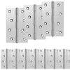vidaXL Scharnier 48 stk. 89 x 54 x 5 mm Silber Stahl