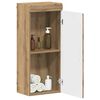 vidaXL Badezimmer-Wandschrank TULUM Artisan-Eiche 37 x 24,5 x 86 cm