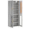 vidaXL Highboard Grau Sonoma 69,5x34x180 cm Holzwerkstoff