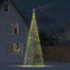 vidaXL LED Weihnachtsbaum 1544 LEDs Mehrfarbig 500 cm