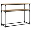 vidaXL Konsolentisch Sonoma-Eiche 100x35,5x75 cm Holzwerkstoff