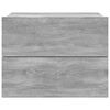 vidaXL Nachttisch Grau Sonoma 40x30x30 cm Holzwerkstoff