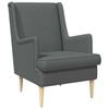 vidaXL Sessel Dunkelgrau Stoff