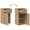 vidaXL Sideboard mit Schubladen Artisan-Eiche 38 x 34 x 75 cm