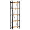 vidaXL B&uuml;cherregal 5 F&auml;cher 60 x 30 x 180 cm Mango Massivholz