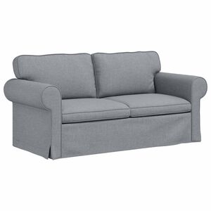 vidaXL Sofa Hellgrau 175 x 82 x 80 cm Stoff