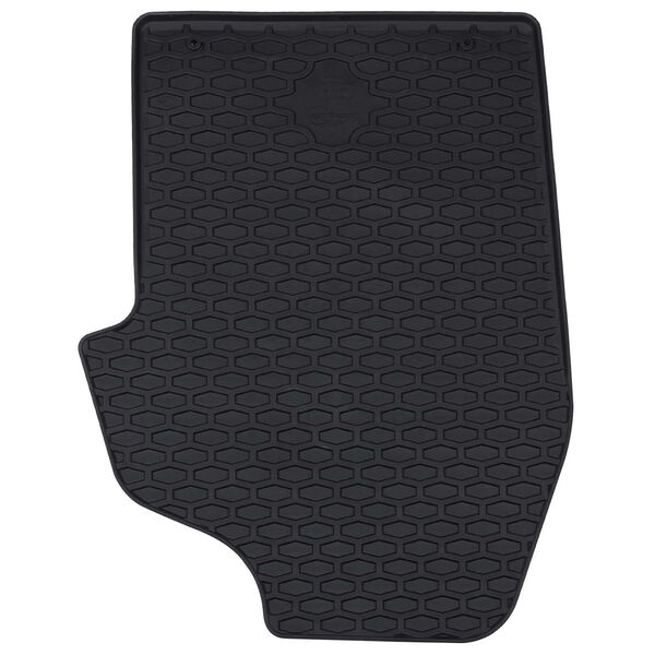 vidaXL Autofu&szlig;matte 3 pcs Schwarz TPE