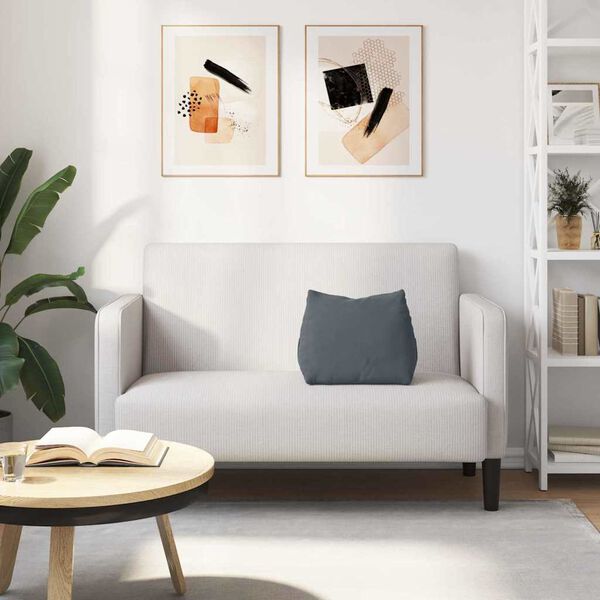 vidaXL Rückenkissen Dunkelgrau 45 x 20 x 35 cm Cordstoff