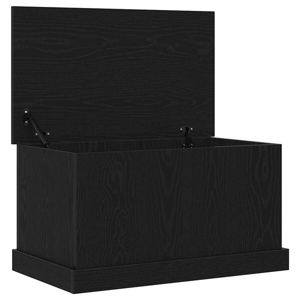 vidaXL Aufbewahrungsbox Schwarz Eichen-Optik 70 x 40 x 28 cm