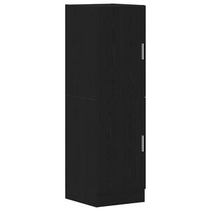 vidaXL K&uuml;chenschrank Schwarz 38x41,5x131,5 cm Holzwerkstoff