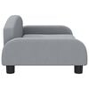 vidaXL Kindersofa Hellgrau 70x45x30 cm Stoff